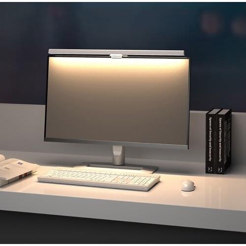 LED Desk Lamp PC Computer Laptop Screen Lamps Hanging Light Bar Table Lamp Office Study Touch Switch Dimmable Reading Light