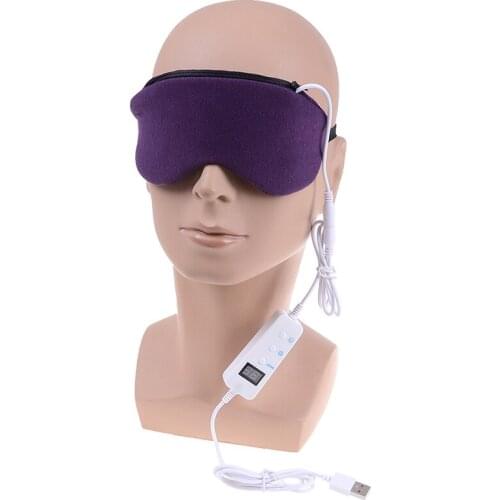 Eye Care Hot Temperature Control Heat Steam Cotton Eye Mask Dry USB Hot Pads Eye Care Hot Pads