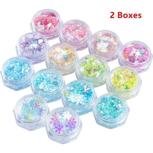 2Box Bright Gold Holographic Sequin Glitter Shimmer Diamond Eye Shiny Skin Highlighter Face body Glitter Festiva Makeup Make up