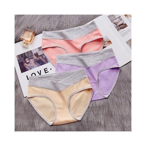 Women Mid-waist Briefs Panties Set Breathable Plus Size Cotton Underwear Skin-friendly For Female Lingerie 2Pcs/Set