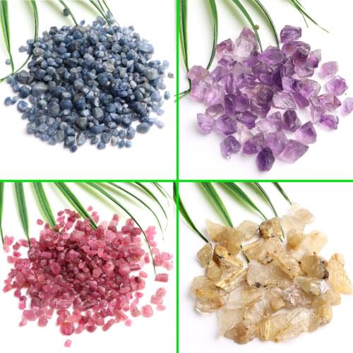 10g Natural Real Raw Minerals Mini Semi-precious Stones Chips Gemstones Jewerly Necklace Ring Earring Diy Specimen Decoration