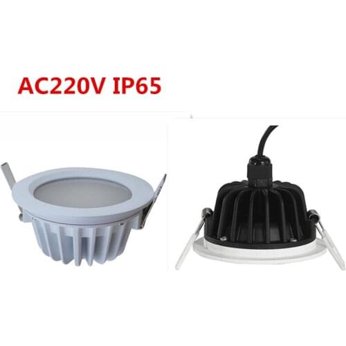 10X DHL Super bright Waterproof IP65 220V 9W/12W/15W Led panel light Cold white Warm white LED Downlight LED Light