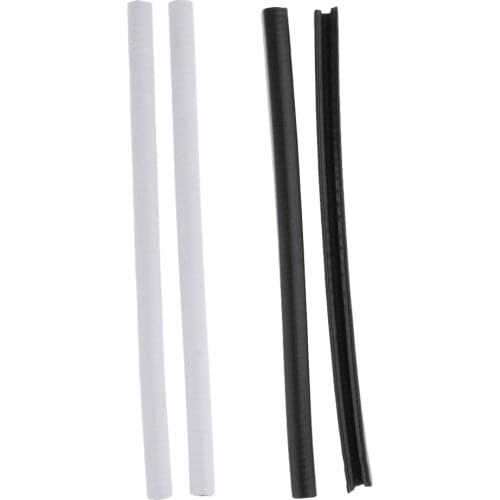 2pcs Rubber Longboard Skateboard Deck Protector Strip Nose Guard Tail Guard Outdoor Sports Small Tools