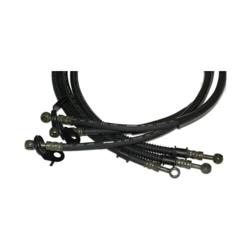 3pcs.For Suzuki GN250 Dedicated Front Brake Hose Full Length 106CM Steel Tube Diameter Tube Diameter 7.5MM 3.2MM