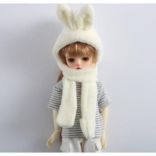 Six points dollhouse accessories BJD doll clothes 6 Eva clothes scarf hat glove