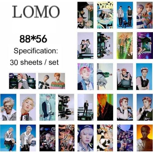 30Pcs/Set KPOP EXO EXO-SC Album 1Billion Views Self Made Paper Lomo Card Photo Card Poster HD Photocard Fans Gift Collection