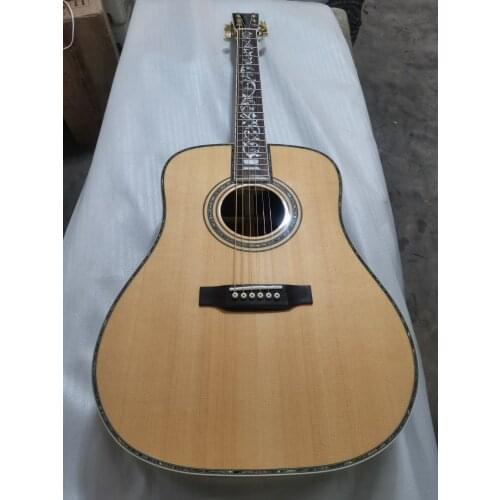 Free shipping handmade Byron vine guitar solid acoustic electric guitar 41 inches dreadnought body Byron custom guitar