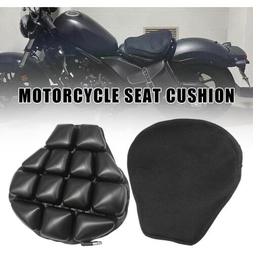 Motorcycle Seat Cover Air Pad Motorcycle Air Seat Cushion Cover Pressure Relief Protector For Cruiser Sport Touring Saddles