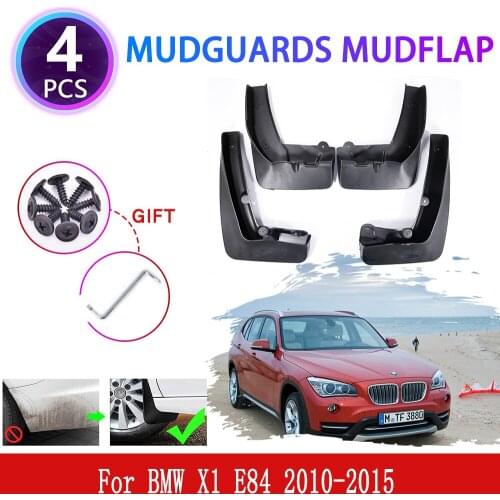 For BMW X1 E84 2010 2011 2012 2013 2014 2015 Mudguards Mudflaps Fender Mud Flap Splash Mud Guards Cover Protect Sand Accessories