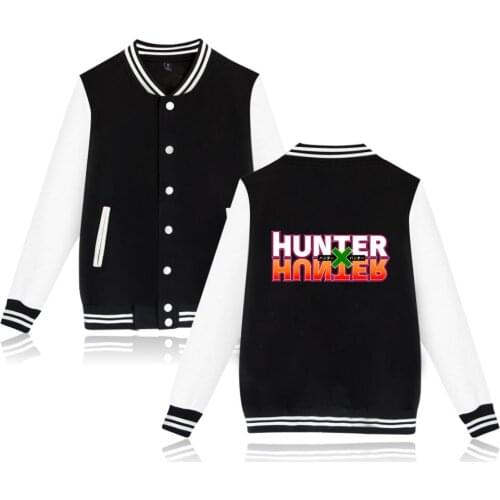 Hunter X Hunter Sweatshirt Baseball Jacket High Quality Hoodies Men Streetwear Autumn Tracksuit Men Fashion Anime Sweatshirts