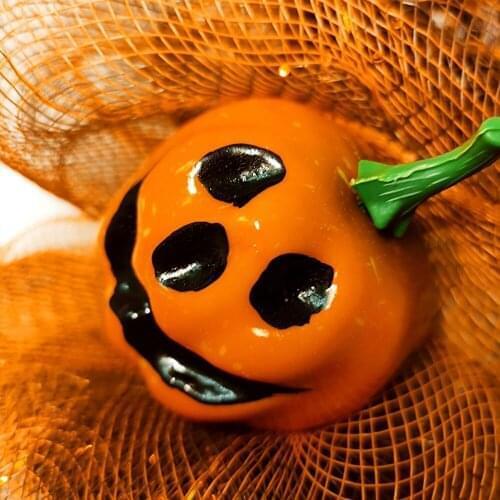 Halloween Decoration Pumpkin Wreath Halloween Decora Home Decor With LED Light Scary Halloween Wreath Door Creative Ornaments