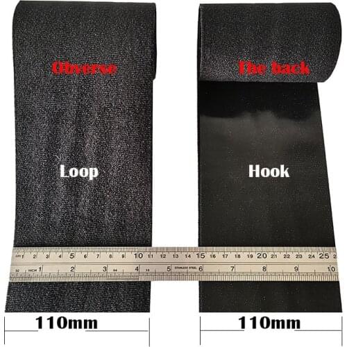 110mm wide Velcros Adhesive Fastener Tape Magic Hooks Loops Cable Ties Clip Wire Line Velcroing Strap Sticky Ribbon