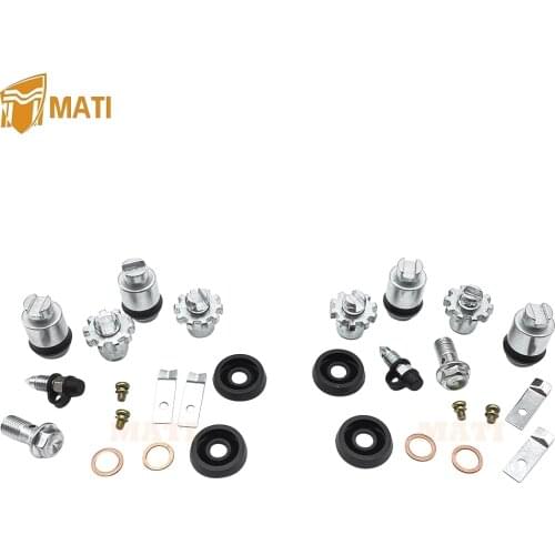 Front Left Right Brake Wheel Cylinder Rebuild Kit Piston Seal for Honda TRX350 Fourtrax Foreman 4X4 43322-663-003 45314-HA7-671