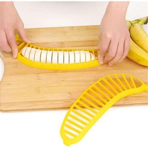 Kitchen Gadgets Plastic Banana Ham Slicer Cutter Chopper Fruit Vegetable Tools Salad Maker Cooking Tools shredders slicers