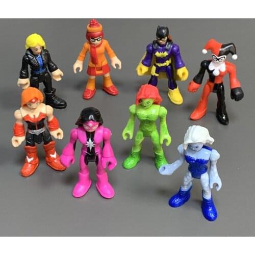 Lot Rare DC Super Friends Poison Ivy Star Sapphire Artemis Black Canary Action Figure Heroes &Villain Doll Movie Toy Collectible