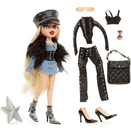 MGA Bratz Collector Doll Cloe 10 Inch Fashion Surprise Dolls Collectible Anime Figure Toys for Birthday Surprise Gift for Girls