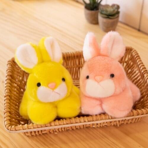 Stuffed & Plush Animals Doll Toys rabbit 2020 13cm Unisex Gift Plush Toy Dear Doll Baby Child Christmas Birthday Colorful Gifts