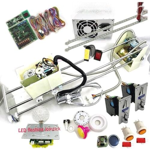 Crane Machine PCB PP Tiger Crane Machine DIY kit with crane claw joystick buttons coin acceptor speaker