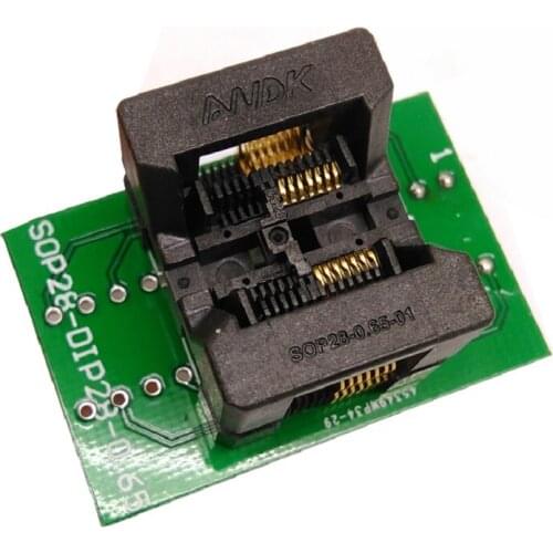 SSOP14 TSSOP14 to DIP14 Programming Socket Pitch 0.65mm IC Body Width 4.4mm 173mil Flash Test Socket Adapter