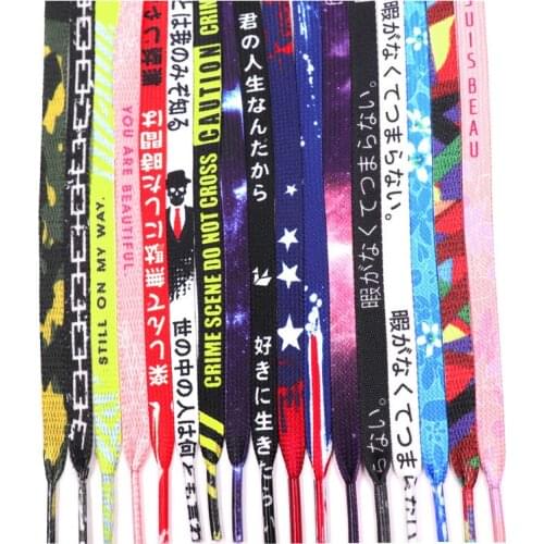 Flat Candy Color Gradient Shoe Laces Party Camping Boots Shoelace Canvas Strings Length 50Cm 80Cm 100Cm 120Cm Shoes Woman Men