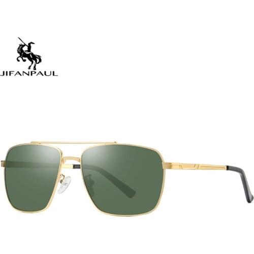 JIFANPAUL New Mens Polarized Oversized Sunglasses Mens Luxury Brand Retro Driving Travel fashion Goggles UV400 Sunglasses