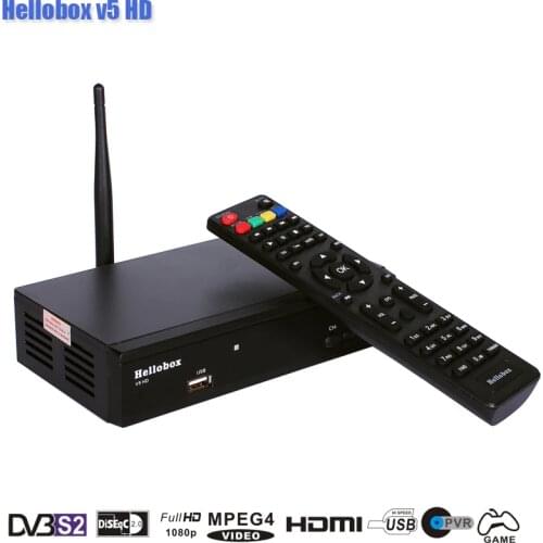Hellobox V5 Satellite Receiver DVB S2 Tuner receptor Satellite tv Receiver Builtin Satellite Finder HD Digital TV BOX