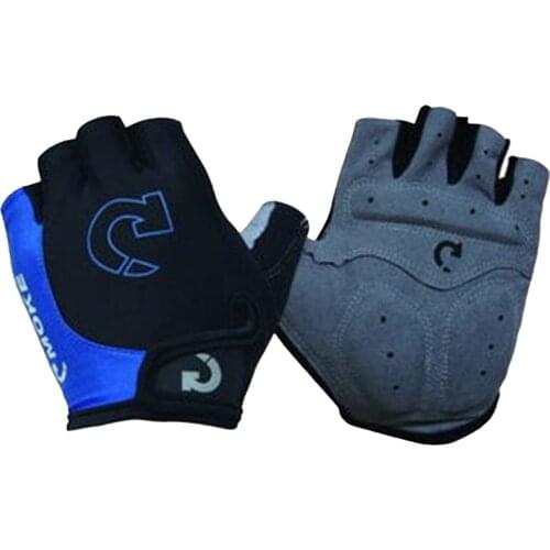 Cycling Bike Gloves Half Finger Mountain Outdor Riding Gloves Anti-Slip Shock-Absorbing Gloves for Men Adult Summer