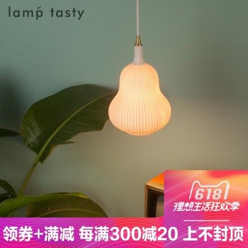 Japanese character bedroom bedside tatami study bar restaurant Brass Handcrafted ceramic pendant light