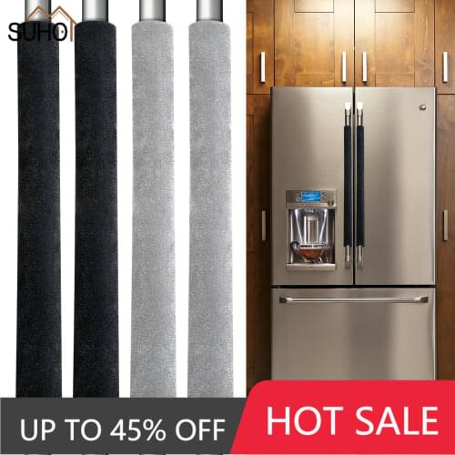 2Pcs/Set Colourful Refrigerator Door Handle Cover Kitchen home Appliance Decor Fridge Oven Handle Antiskid Door Knob Protector