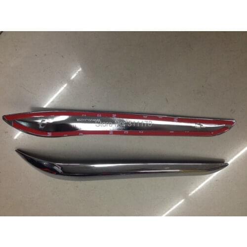 Free shipping ABS chrome front bumper trim for FJ150 Prado 2010-2016