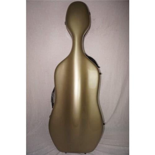 Brwon 4/4 New Hard Cello case fiberGlass strong black #31 carbon fibre black pink blue white