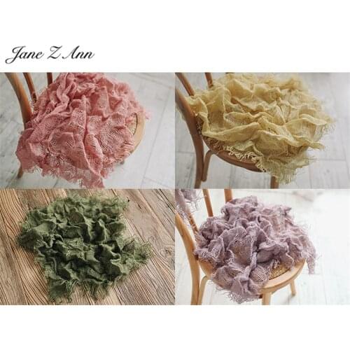 Colored linen small mat blankets newborn photography props studio shooting accessories 4 colors about 50x60cm