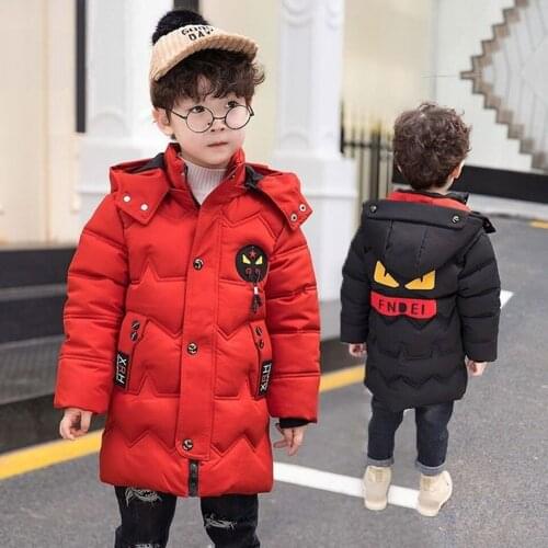 Children Jackets Boys Winter Down Coat 2019 Baby Winter Coat Kids Warm Outerwear Hooded Coat for 4-10 years Children Clothes