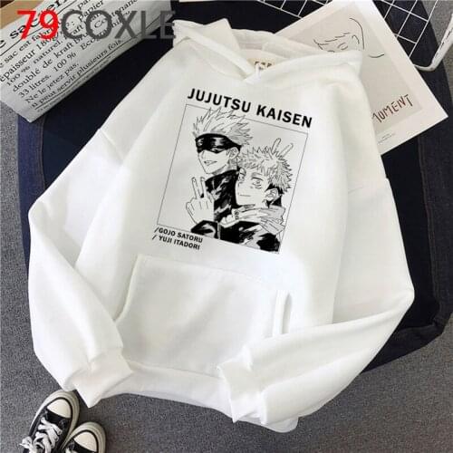 Jujutsu Kaisen Yuji Itadori hoodies male harajuku plus size y2k aesthetic printed men clothing grunge