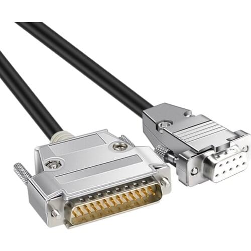 DB9 to DB25 Cable RS232 Female DB9 to DB25 Pin Male Adapter Computer Accessories Cable Serial to Parallel Line DB9/DB25