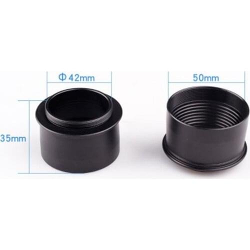 Agnicy 2 Inches Photography Adapter Telescope Accessories All Metal SLR Camera Photography Adapter Ring M42