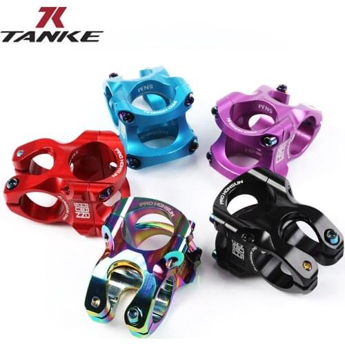 TANKE MTB Stem CNC 31.8mm Handlebar Bicycle honsun ultralight 0 Degree Rise FR AM Enduro 28.6mm Steerer Mountain Bike parts