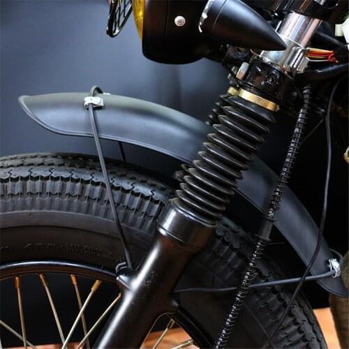 Motorcycle Front Fender Retro Mudguard Cover Black Metal For Harley Bobber Honda CG125 Cafe Racer Chopper Yamaha Tracker