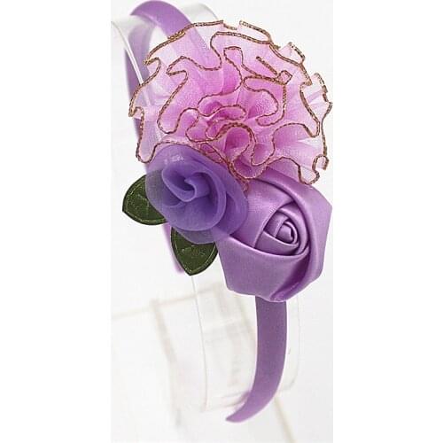 Cute rose Flowers Phnom Penh Flower Kids Bands Flower Headband Girls Cute Hair Hoop Boutique Hair Bands girl hair accessory