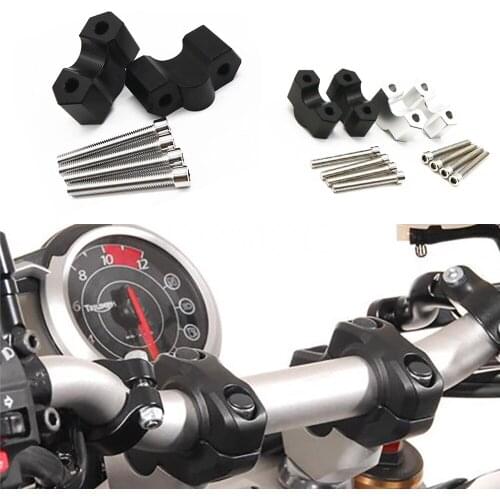 Motorcycles CNC Alumnium Accessories Handle Bar Riser Clapms For BMW F750GS F85GS 2018 2019 2020 F850GS Adv 2019 2020