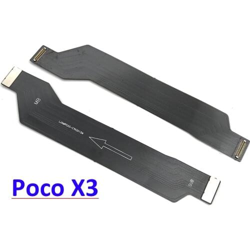 New For Xiaomi Poco X3 NFC Main Mother Board Motherboard Connector LCD Display Flex Cable For Mi Poco X3