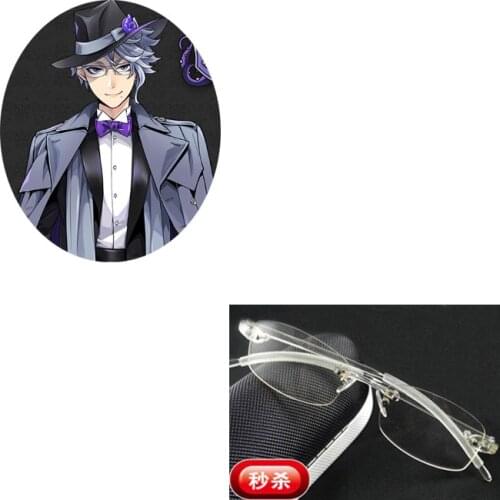 Japanese Anime Azul Octavinelle Cosplay Plain Glasses Halloween Carnival Cosplay Costume Accessories