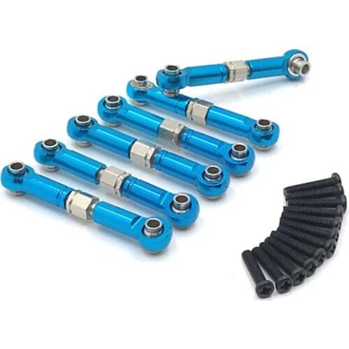 Adjustable Linkages Pull Rod Link for HS 18301 18302 18311 18312 18321 18322 1/18 RC Car Upgrade Parts