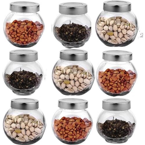12-piece glass jar barbecue seasoning bottle pepper powder chicken seasoning jar honey bottle size storage sealed jar