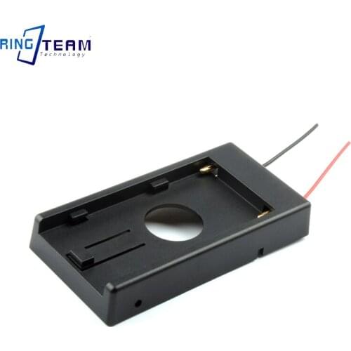 F970 F750 F550 External Power Supply Base 4K Surveillance Photography Fill Light Lithium Battery Plate Gusset