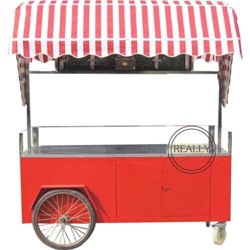 High quality mobile concession churros food trailer small food cart with logo and sunshade