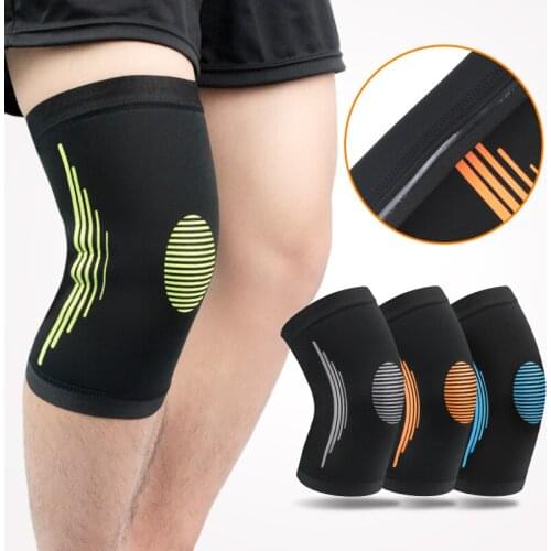 1 Pair Elastic Breathable Knee Guard Protect Patella Prevent Injuries Highly Recommend Wear It When Traveling Outdoors Hiking