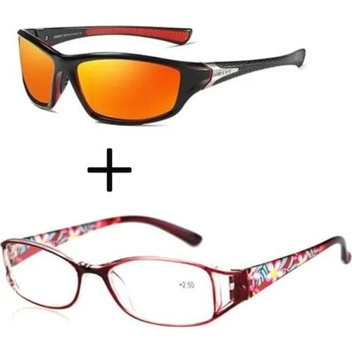 2Pcs!!! Rimless Frameless Blu Light Blocking Reading Glasses with Case and Double Bridge Round Sunglasses Metal Luxury