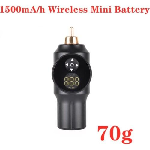 2020 Newest Mini Wireless Battery RCA 1500mA/h With Fast Charging Line For Rotary Tattoo Machine Pen Free Shipping