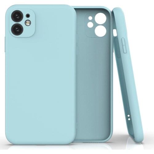 Matte Phone Case For iPhone 12 Mini 11 Pro Max 12Pro XS X XR 8 Plus 7 6 6S SE 2020 5S iPhone12 Camera Protection Silicone Cover